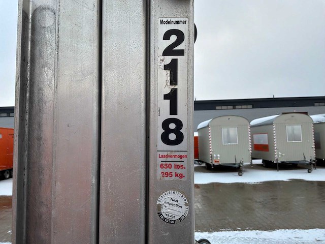 2016 sumner manufacturing 2118 materiaallift / kanaallift - afbeelding 8 van  9