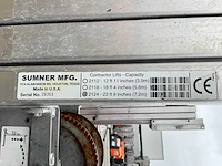 2016 sumner manufacturing 2124 materiaallift / kanaallift - afbeelding 3 van  11
