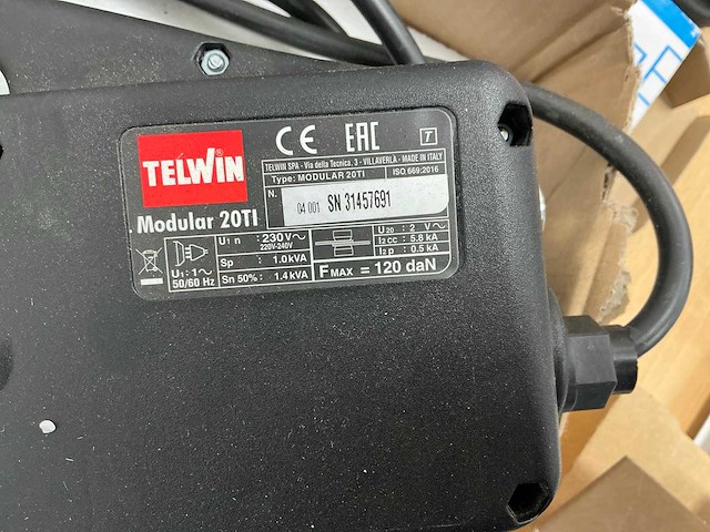 2016 telwin modular 20ti handpuntlasapparaat - afbeelding 2 van  4