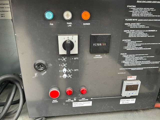 2016 thermobile imac-1100rdd industriële heater / event heater / hetelucht turbine - afbeelding 13 van  16