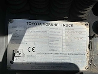 2016 toyota 02-8fgjf35 vorkheftruck - afbeelding 24 van  33