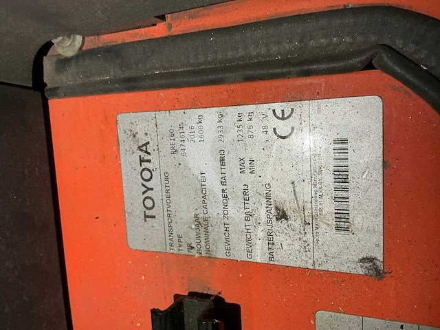 2016 toyota rre160h reachtruck - afbeelding 10 van  19