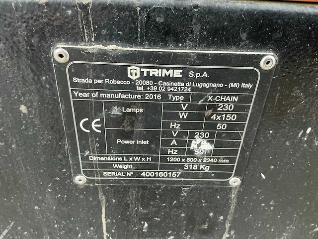 2016 trime x-chain a0002 stationaire lichtmast - afbeelding 2 van  10
