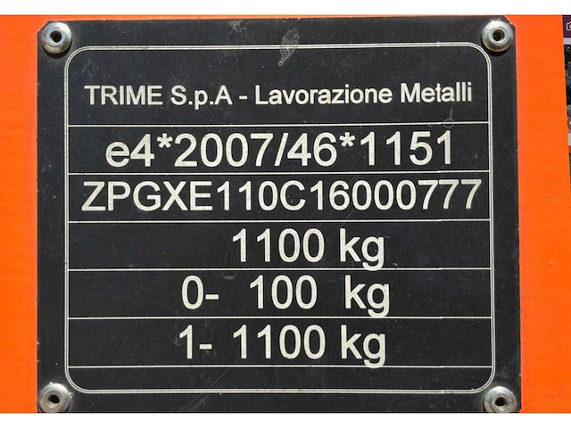 2016 trime x-eco a0012 lichtmast aanhangwagen - afbeelding 19 van  26