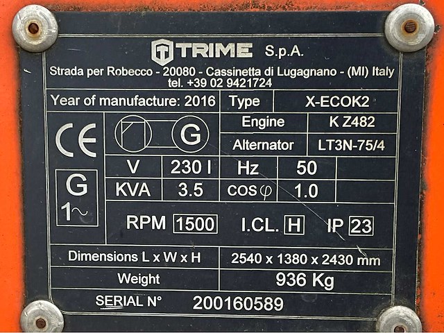 2016 trime x-eco a0122 lichtmast aanhangwagen - afbeelding 18 van  26
