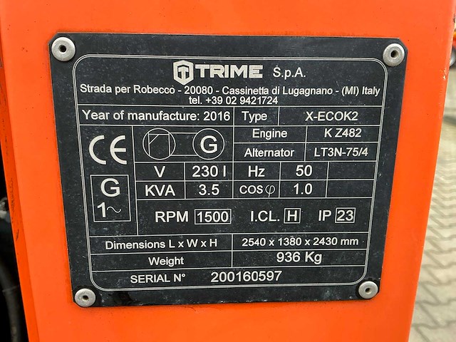 2016 trime x-ecok2 lichtmast aanhangwagen - afbeelding 14 van  30