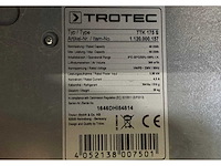 2016 trotec ttk 175 s condensatiedroger / bouwdroger - afbeelding 7 van  7