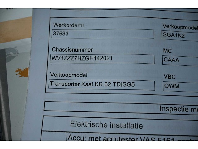 2016 volkswagen transporter 2.0 tdi l1h1 comf. bedrijfswagen - afbeelding 11 van  19
