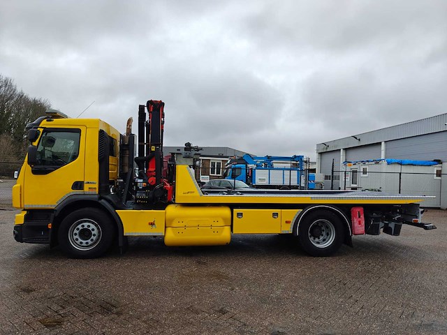 2016 volvo fe320 oprijwagen met autolaadkraan - afbeelding 39 van  43