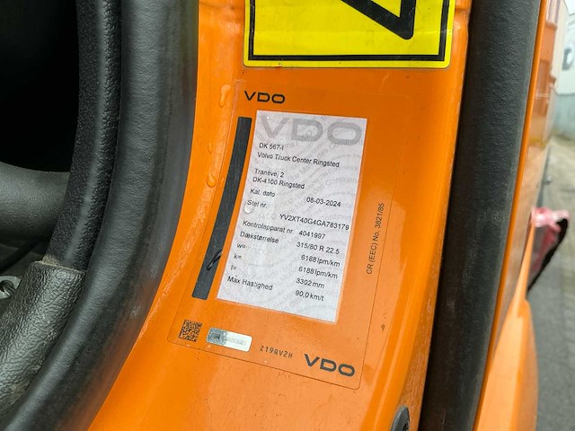 2016 volvo fmx500 vrachtwagen - afbeelding 5 van  40