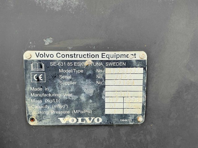 2016 volvo l35g shovel - afbeelding 14 van  35