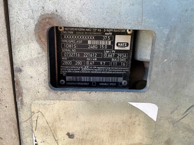 2016 wacker neuson dpu6555 trilplaat - afbeelding 6 van  6