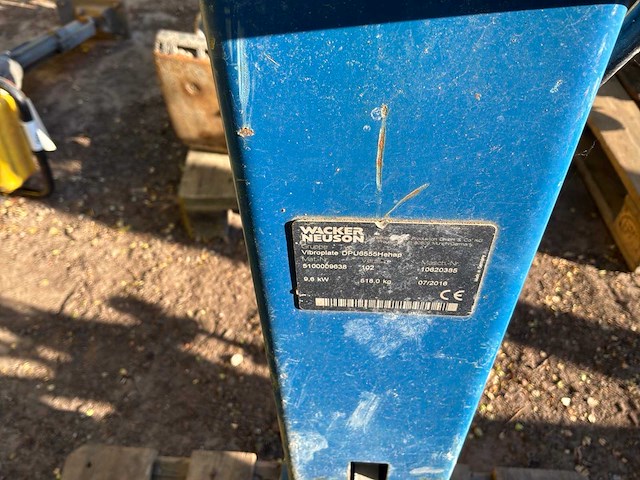 2016 wacker neuson dpu6555 trilplaat - afbeelding 7 van  7
