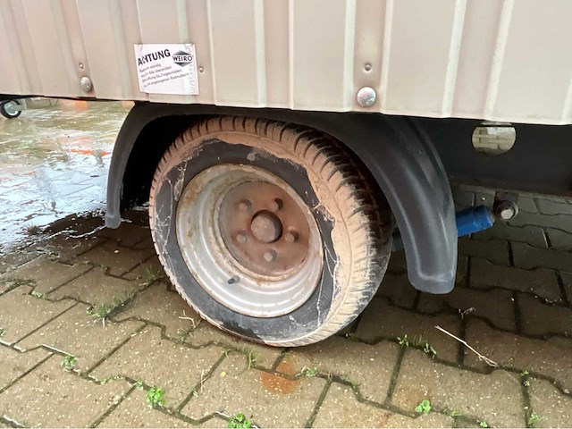 2016 weiro holzbau bauwagen rasant 350 schaft aanhangwagen - afbeelding 2 van  11