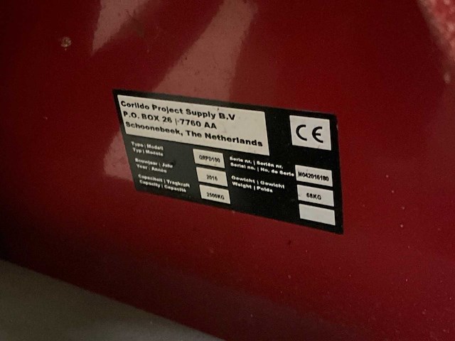 2016 weldon qrpd100 hand hydraulische palletwagen - afbeelding 5 van  6