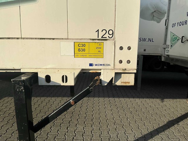 2016 wemacon/cimc c745skdp4 129wissellaadbak - afbeelding 4 van  20