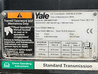 2016 yale gdp25lx e2200 vorkheftruck - afbeelding 22 van  29