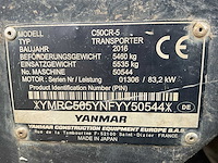 2016 yanmar c50r-5 rupsdumper - afbeelding 19 van  26