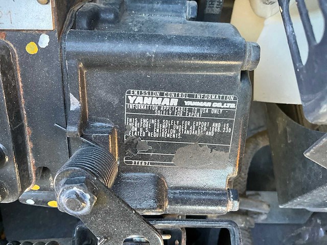 2016 yanmar sv08-1a(s) minigraafmachine - afbeelding 7 van  21