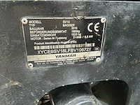 2016 yanmar sv18 rupsgraafmachine - afbeelding 9 van  17