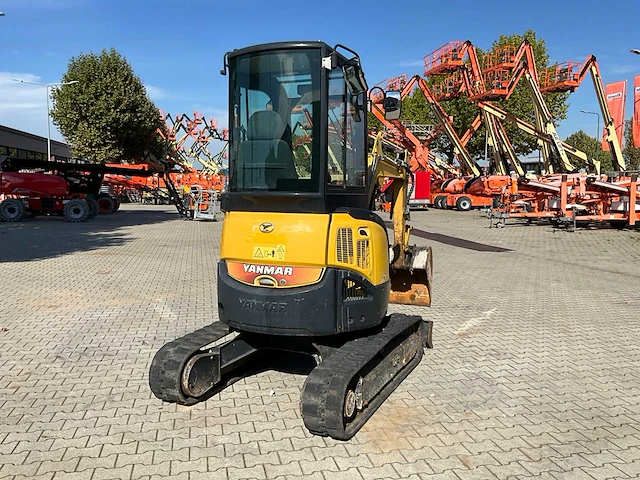 2016 yanmar vio25-4 mini graafmachine - afbeelding 39 van  41