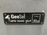 2017 - genset - 16-400 - stroomgenerator/noodstroom aggregaat - afbeelding 15 van  15