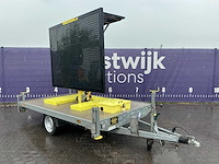 2017 - hapert tekstkar led scherm - aanhangwagen - afbeelding 2 van  8
