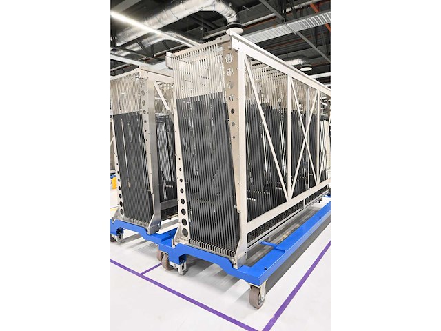 2017 - masévon - vcc - 20-delige afneembare glasbok transportwagen - trolley 1 - afbeelding 3 van  9