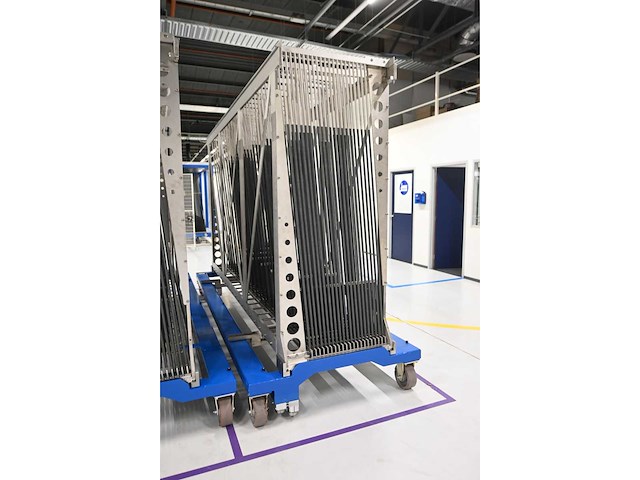 2017 - masévon - vcc - 20-delige afneembare glasbok transportwagen - trolley 1 - afbeelding 4 van  9