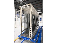 2017 - masévon - vcc - 20-delige afneembare glasbok transportwagen - trolley 1 - afbeelding 8 van  9