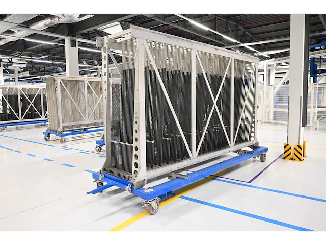 2017 - masévon - vcc - 20-delige afneembare glasbok transportwagen - trolley 2 - afbeelding 1 van  7