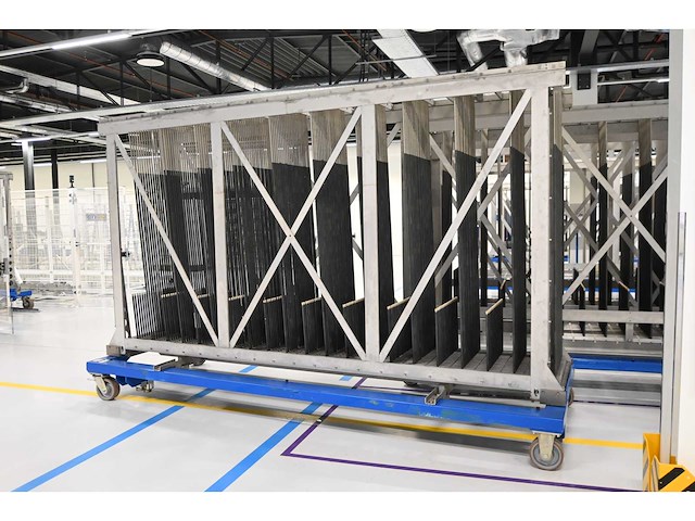 2017 - masévon - vcc - 20-delige afneembare glasbok transportwagen - trolley 2 - afbeelding 2 van  7