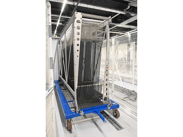 2017 - masévon - vcc - 20-delige afneembare glasbok transportwagen - trolley 3 - afbeelding 2 van  6