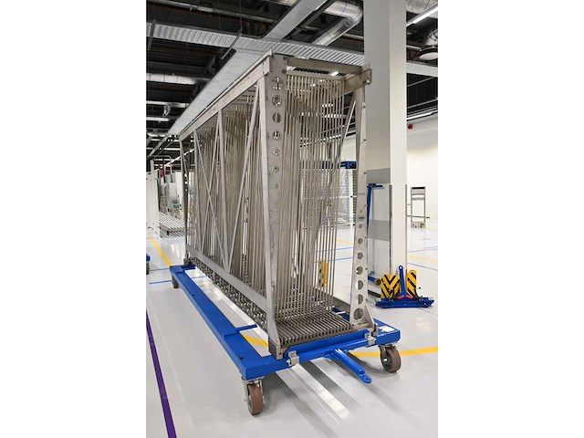 2017 - masévon - vcc - 20-delige afneembare glasbok transportwagen - trolley 4 - afbeelding 2 van  7