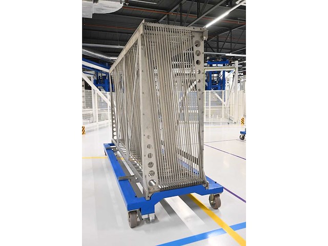 2017 - masévon - vcc - 20-delige afneembare glasbok transportwagen - trolley 4 - afbeelding 5 van  7