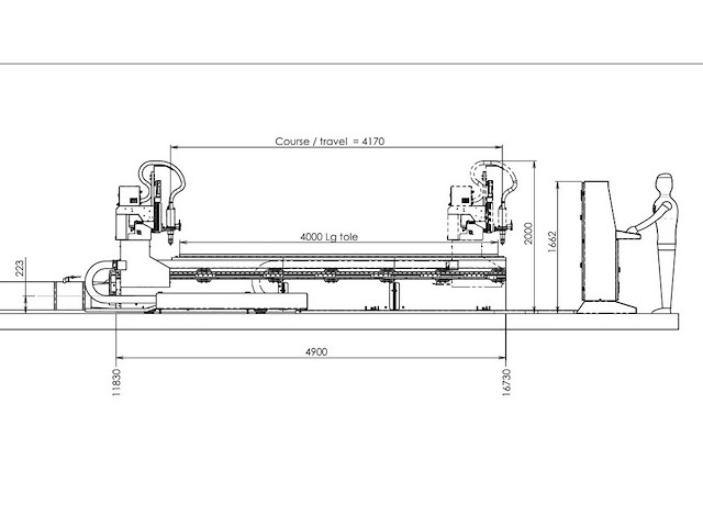 2017 - saf airliquide - optitome 2049hpi - plasma cutting machine - afbeelding 42 van  49