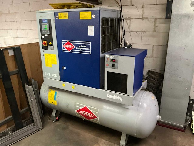 2017 airpress aps10d geluidgedempte schroefcompressor - afbeelding 8 van  12