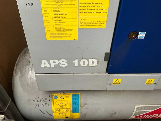 2017 airpress aps10d geluidgedempte schroefcompressor - afbeelding 10 van  12