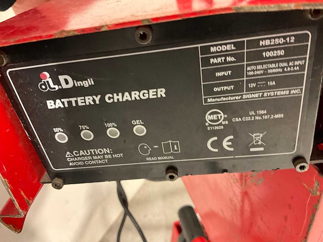 2017 alp awp12-1000 accu telescoophoogwerker - afbeelding 5 van  10