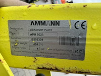 2017 ammann aph 5020 trilplaat - afbeelding 2 van  10