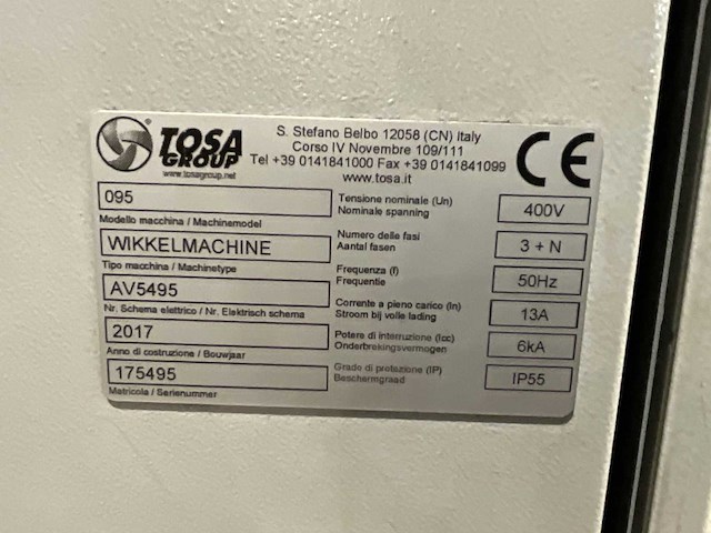 2017 and&or, tosa ax5495 verpakkingslijn tbv pet flessen/kannen - afbeelding 64 van  70