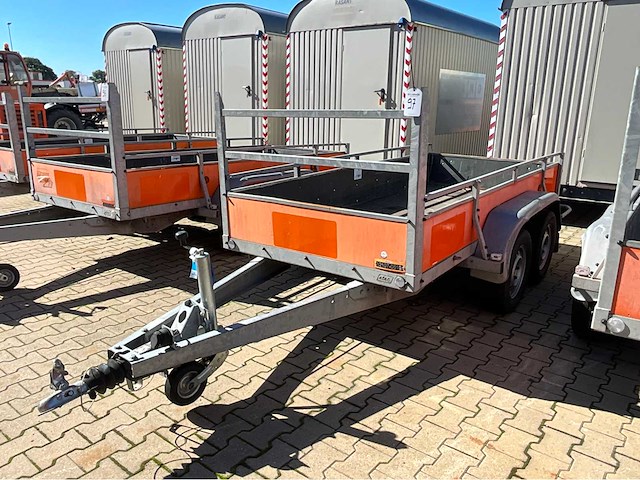2017 atec eb2 2-1 dubbelas aanhangwagen - afbeelding 1 van  21