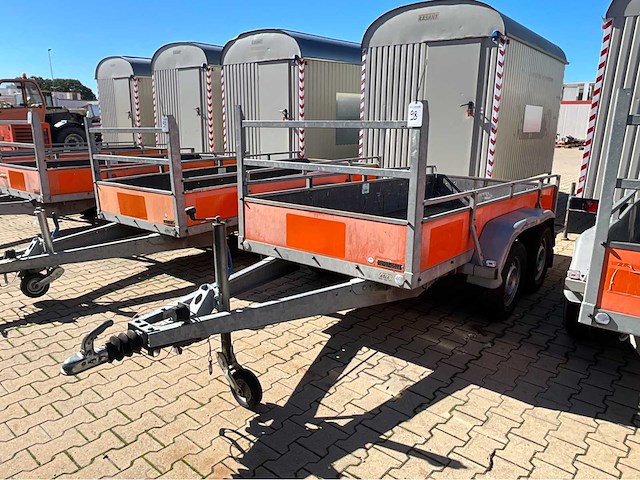 2017 atec eb2 2-1 dubbelas aanhangwagen - afbeelding 1 van  19
