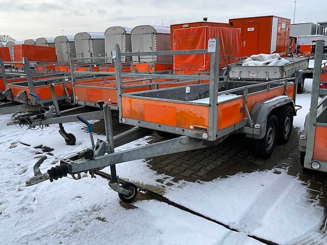 2017 atec eb2 2-1 dubbelas aanhangwagen - afbeelding 1 van  19