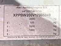 2017 atec eb2 2-1 dubbelas aanhangwagen - afbeelding 11 van  19