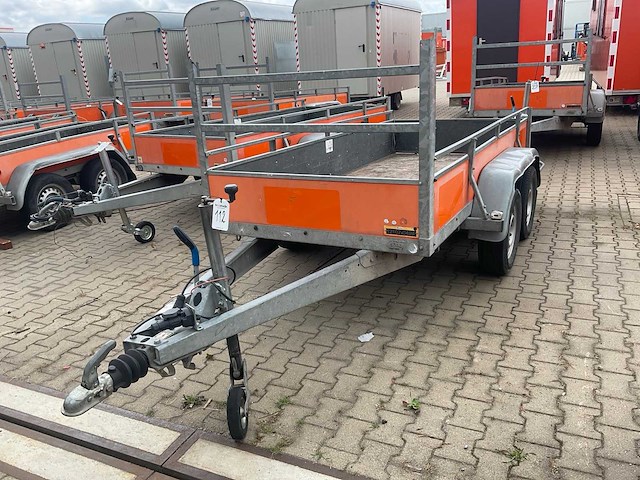 2017 atec eb2 2-1 dubbelas aanhangwagen - afbeelding 1 van  17