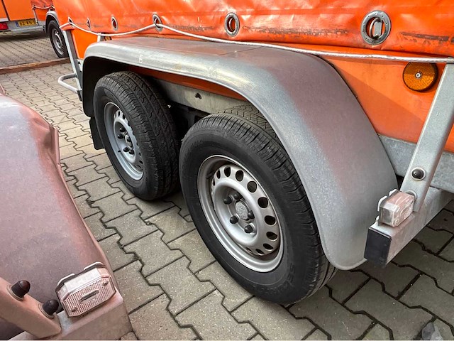 2017 atec eb2 2-1 dubbelas huif aanhangwagen - afbeelding 7 van  16