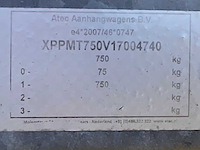 2017 atec eo750 motoraanhangwagen - afbeelding 4 van  12