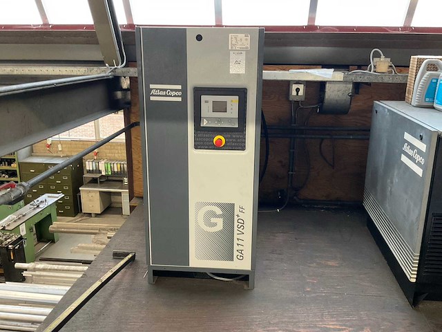 2017 atlas copco ga11vsd+ff schroefcompressor - afbeelding 4 van  11