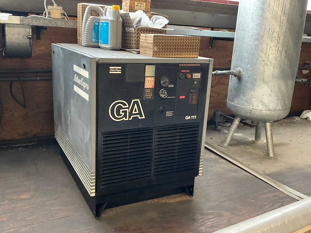 2017 atlas copco ga11vsd+ff schroefcompressor - afbeelding 6 van  11